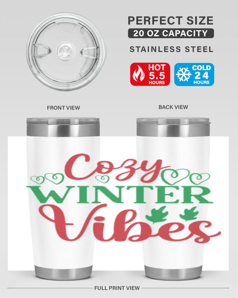 Cozy Winter Vibes 74#- winter- Tumbler
