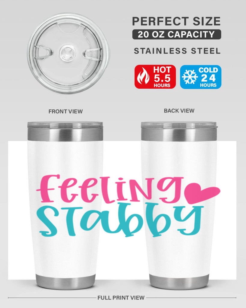 Feeling Stabby Nurse Style 386#- nurse- tumbler