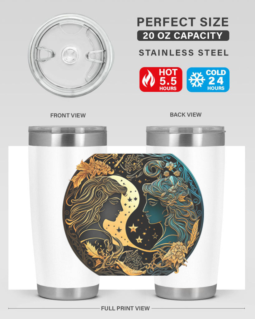Gemini 216#- zodiac- Tumbler