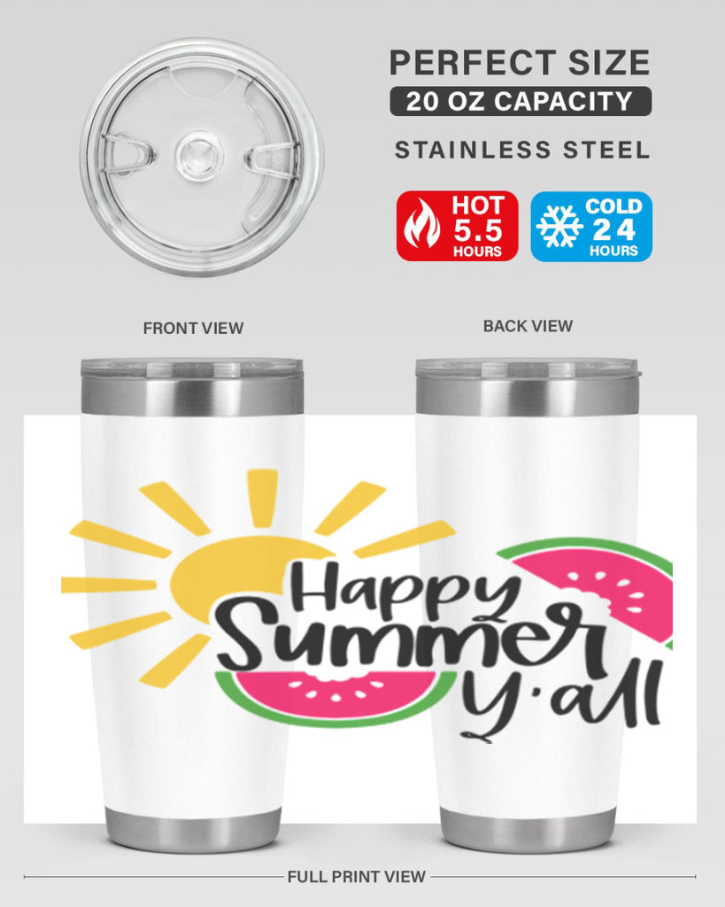 Happy Summer Yall Style 41#- summer- Tumbler