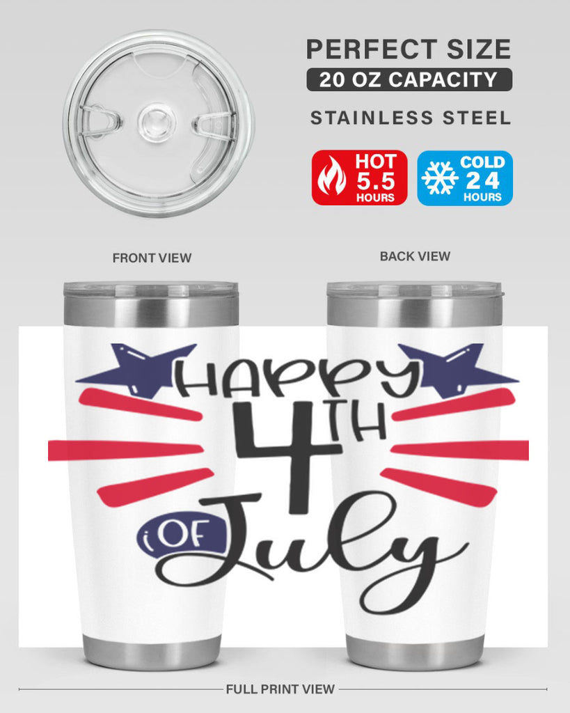Happy th Of July Style 155#- Fourt Of July- Tumbler