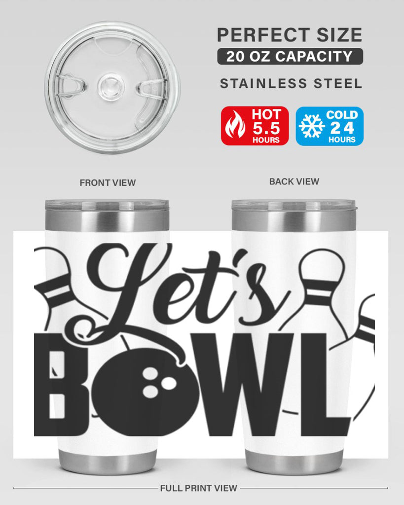 Lets bowl 929#- bowlig- Tumbler