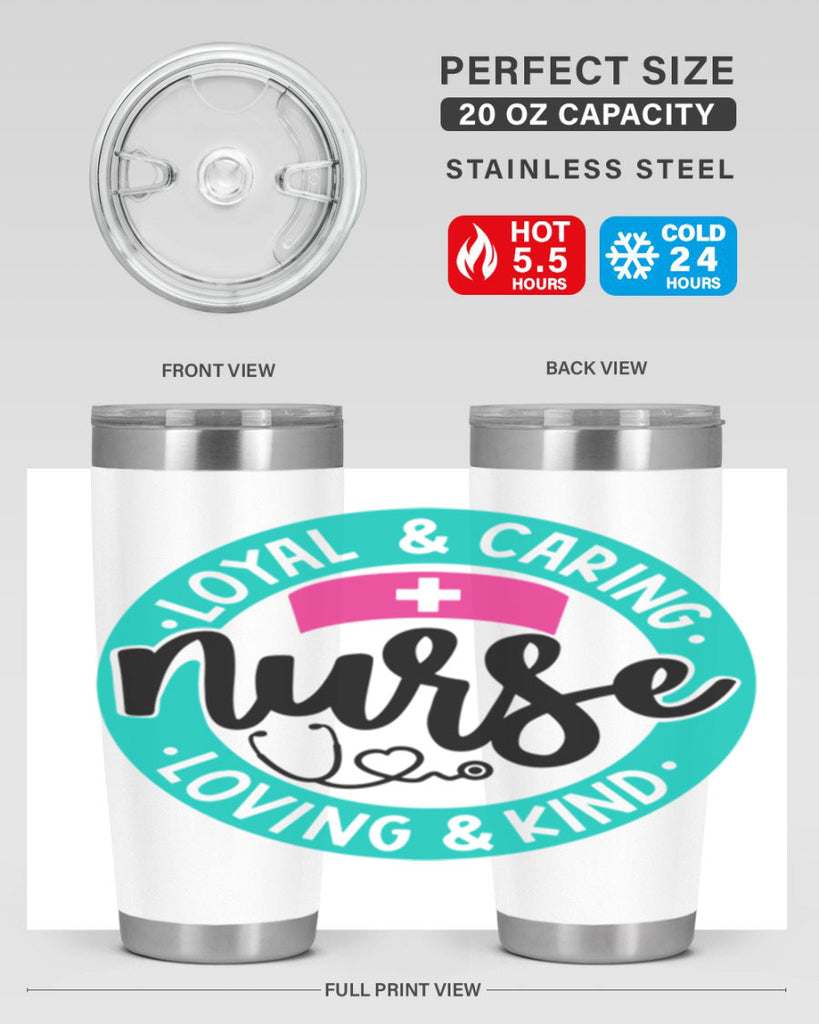 Loyal Caring Nurse Loving Kind Style Style 133#- nurse- tumbler