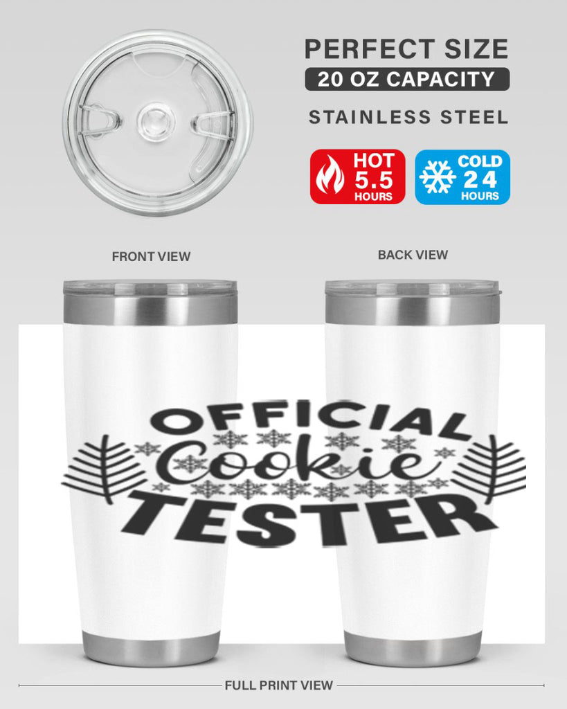 Official Cookie Tester 330#- winter- Tumbler