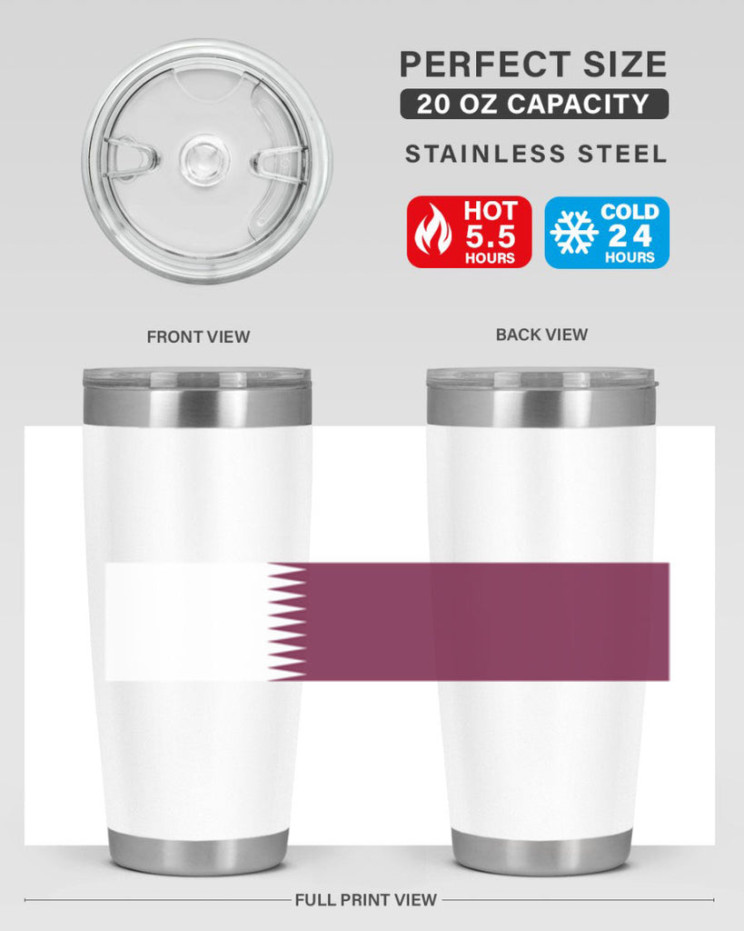 Qatar 56#- world flags- Tumbler