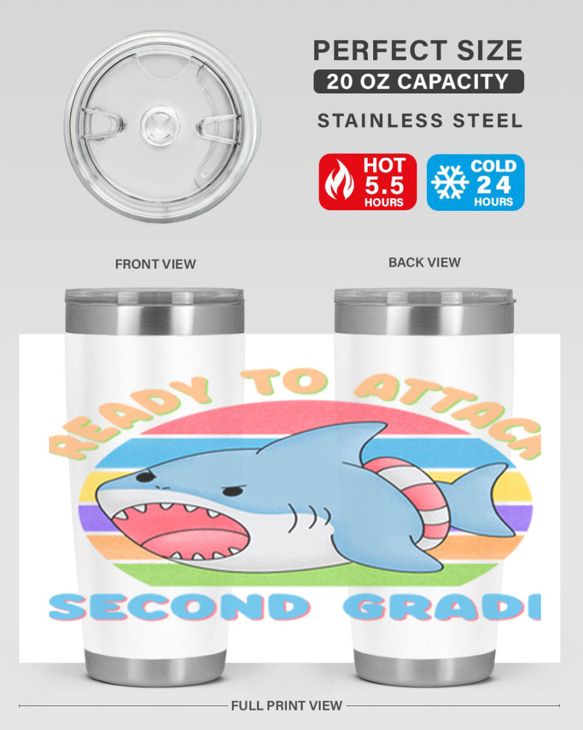 Ready to Attack 2nd Grade 19#- second grade- Tumbler