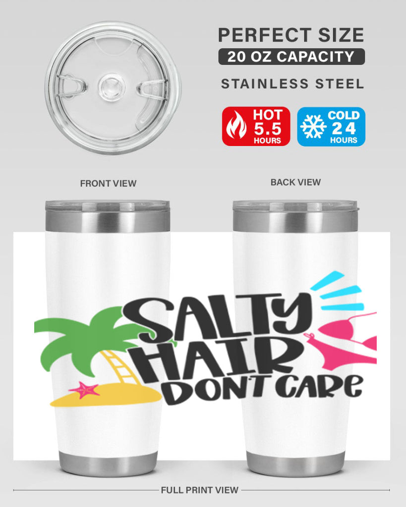 Salty Hair Dont Care Style 29#- summer- Tumbler