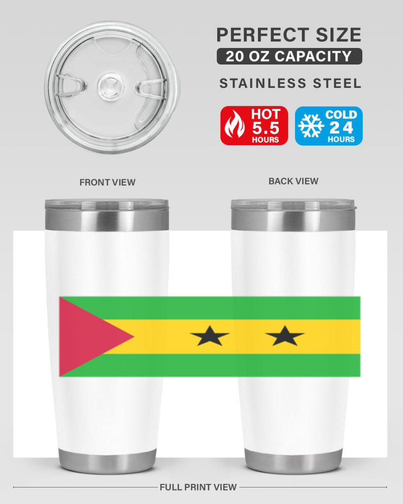 Sao Tome and Principe 47#- world flags- Tumbler