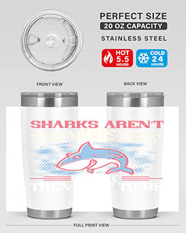 Sharks aren’t the monsters we make them out to be Style 24#- shark  fish- Tumbler
