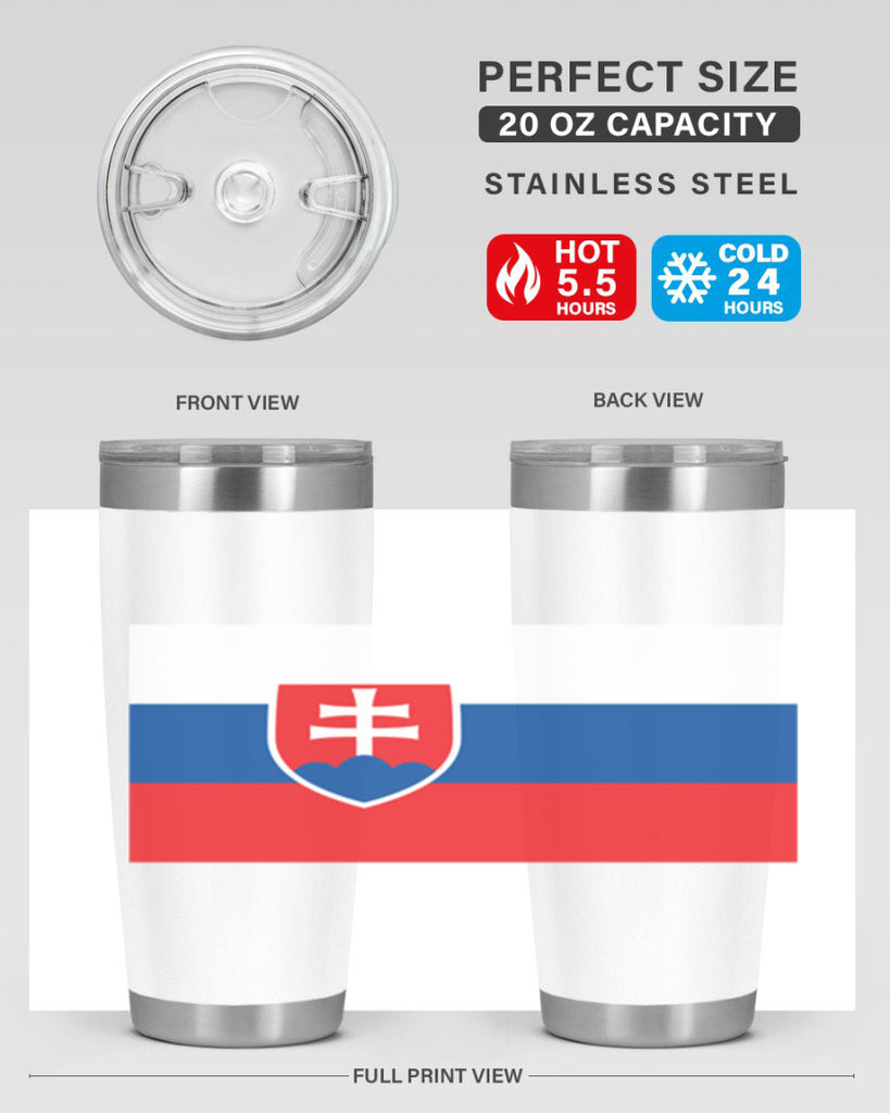 Slovakia 40#- world flags- Tumbler