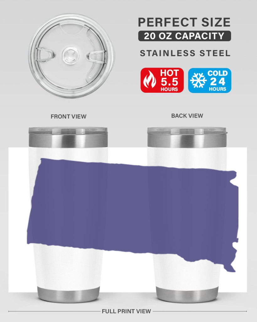 South Dakota 10#- stateflags- Tumbler