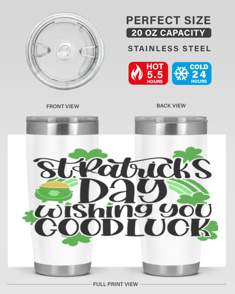 St Patricks Day Wishing You Good Luck Style 27#- St Patricks Day- Tumbler