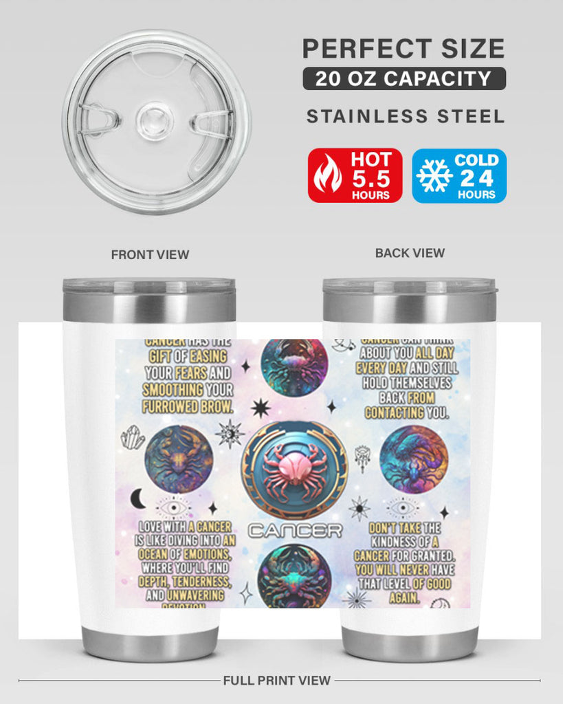 StraightCancer 470#- zodiac- Tumbler