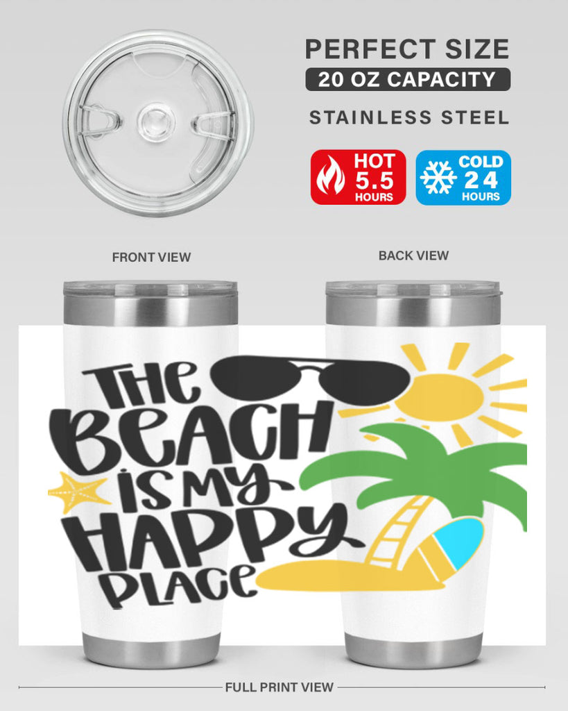 The Beach Is My Happy Place Style 12#- summer- Tumbler