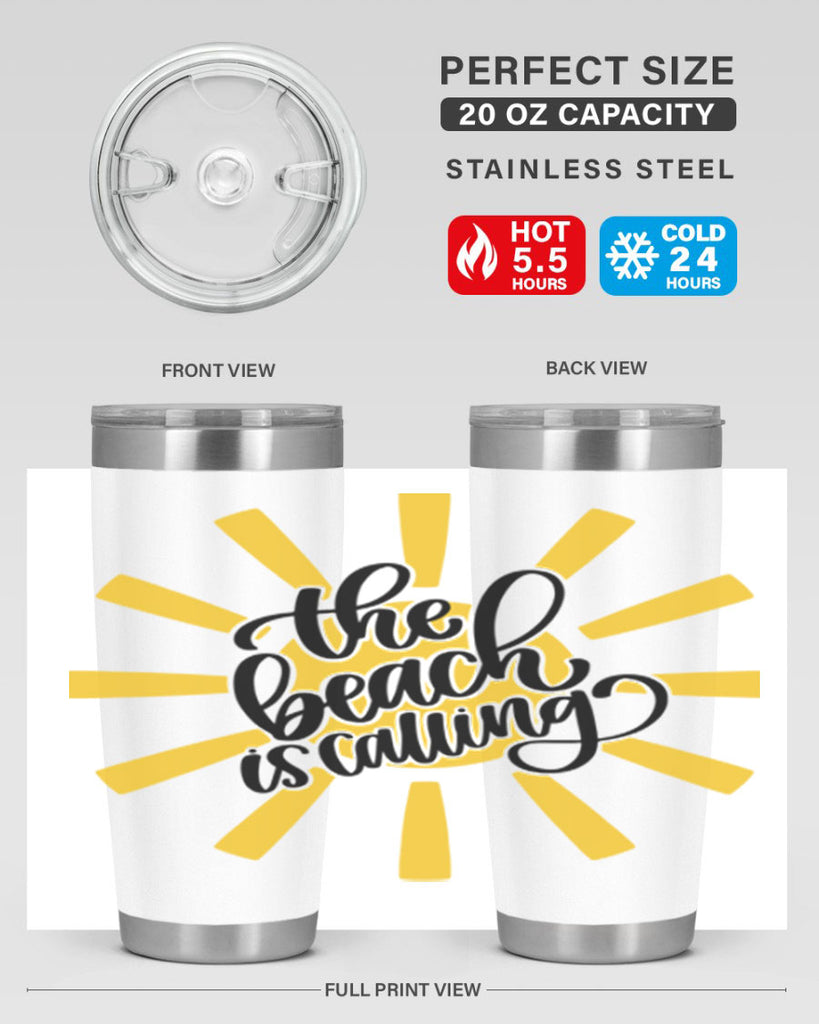 The Beachy Is Calling Style 10#- summer- Tumbler