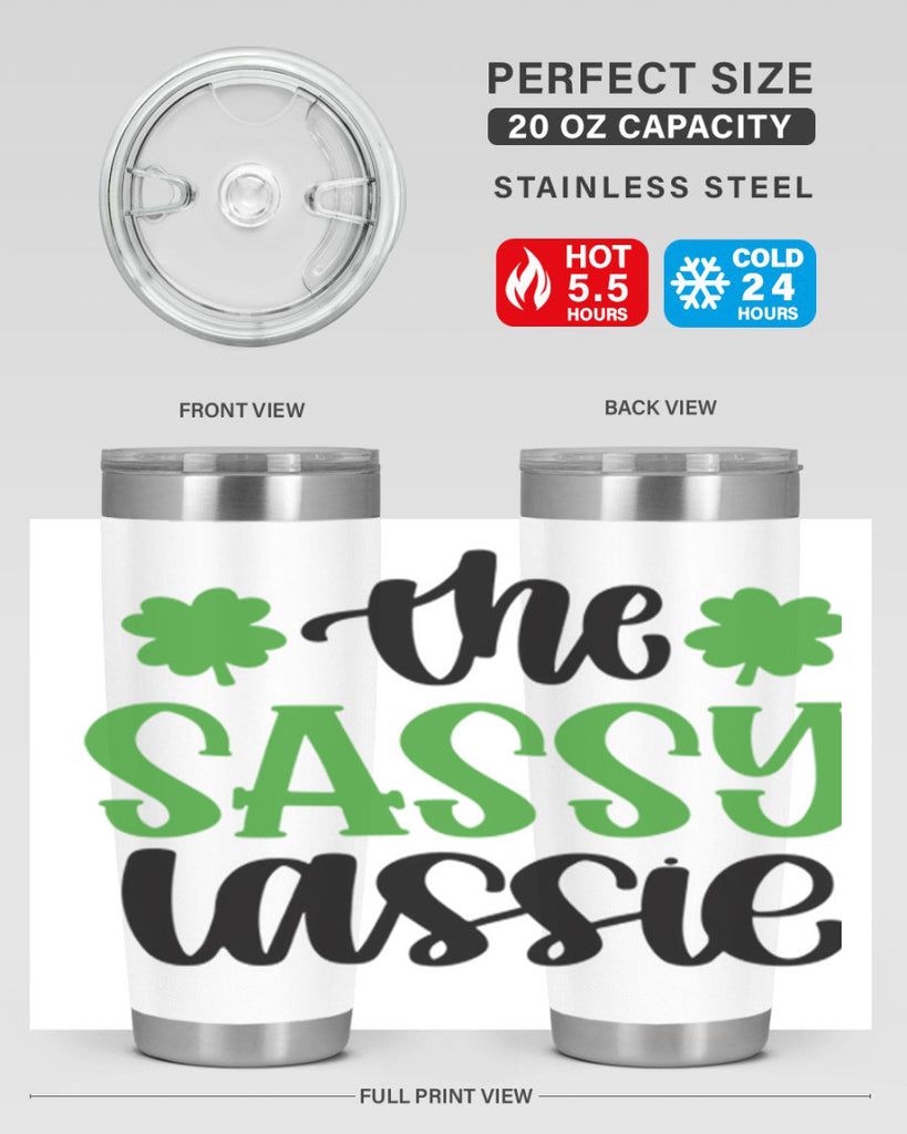 The Sassy Iassie Style 26#- St Patricks Day- Tumbler