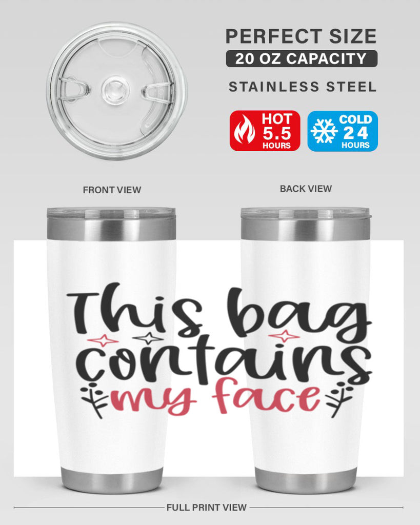 This bag contains my face Design Style 216#- make up- Tumbler
