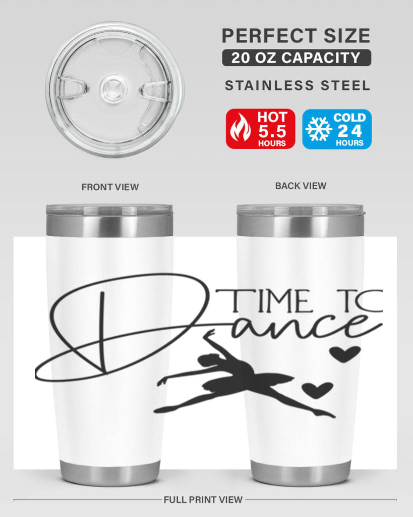 Time to Dance 85#- ballet- Tumbler