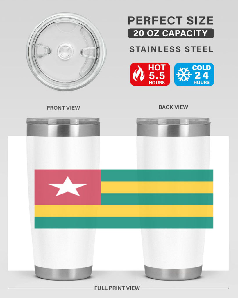 Togo 21#- world flags- Tumbler