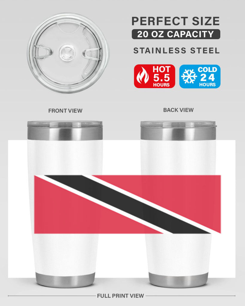 Trinidad and Tobago 19#- world flags- Tumbler
