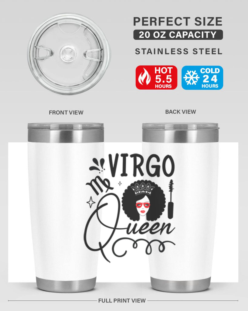 Virgo queen 541#- zodiac- Tumbler