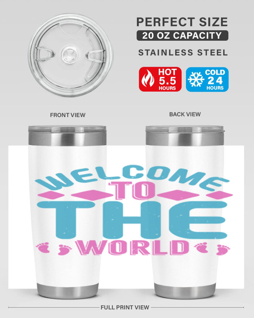 Welcome to the world Style 162#- baby- tumbler