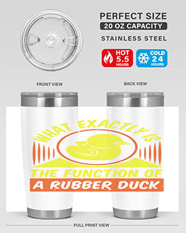 What exactly is the function of a rubber duck Style 10#- duck- Tumbler