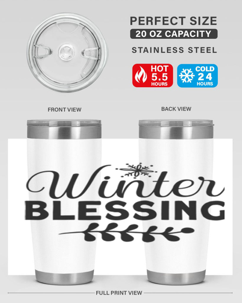 Winter Blessing488#- winter- Tumbler