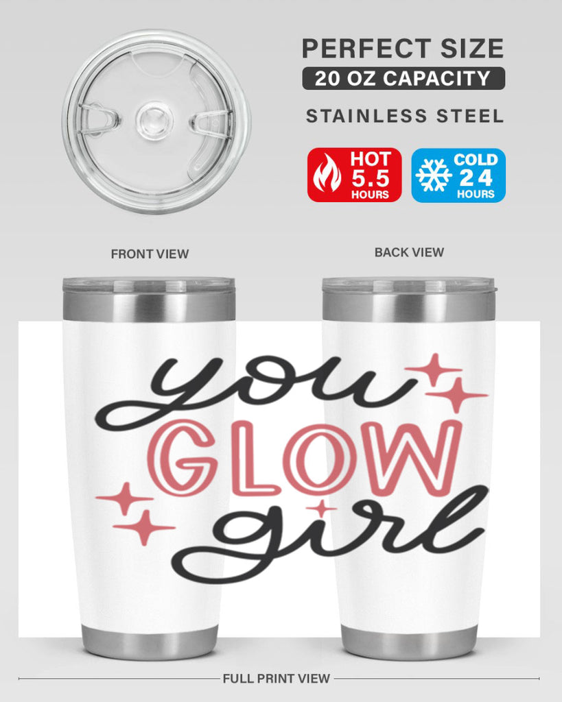 You Glow Girl Style 5#- make up- Tumbler