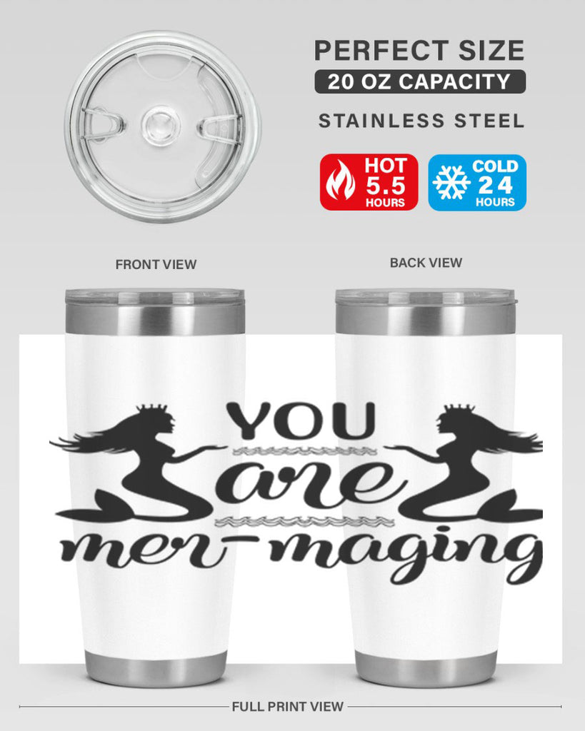 You are mermaging design 686#- mermaid- Tumbler