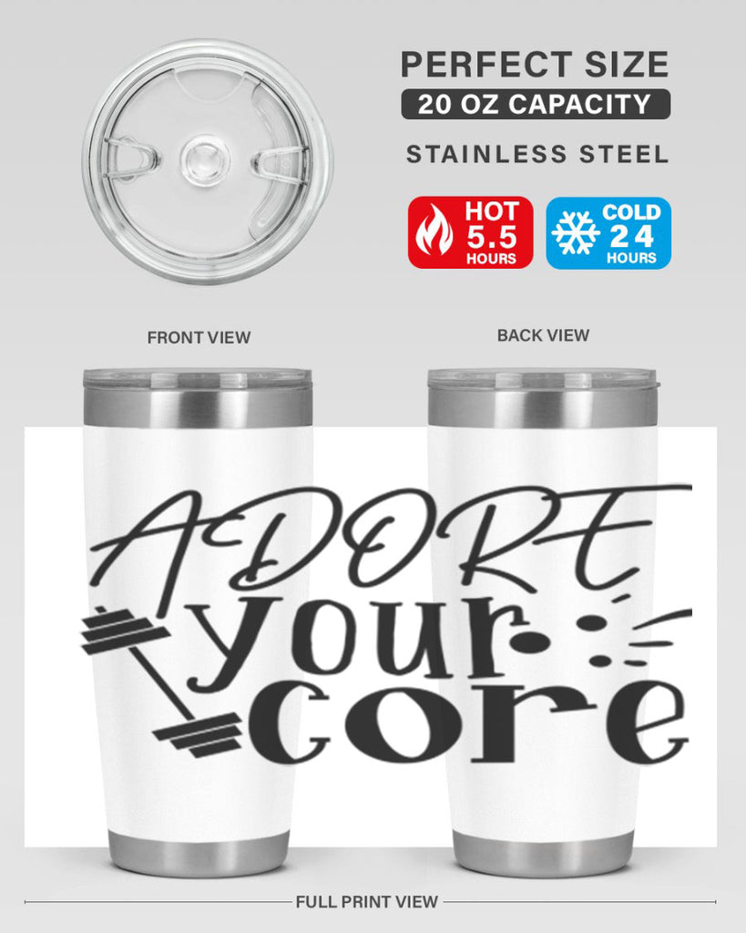 adore your core Style 111#- summer- Tumbler