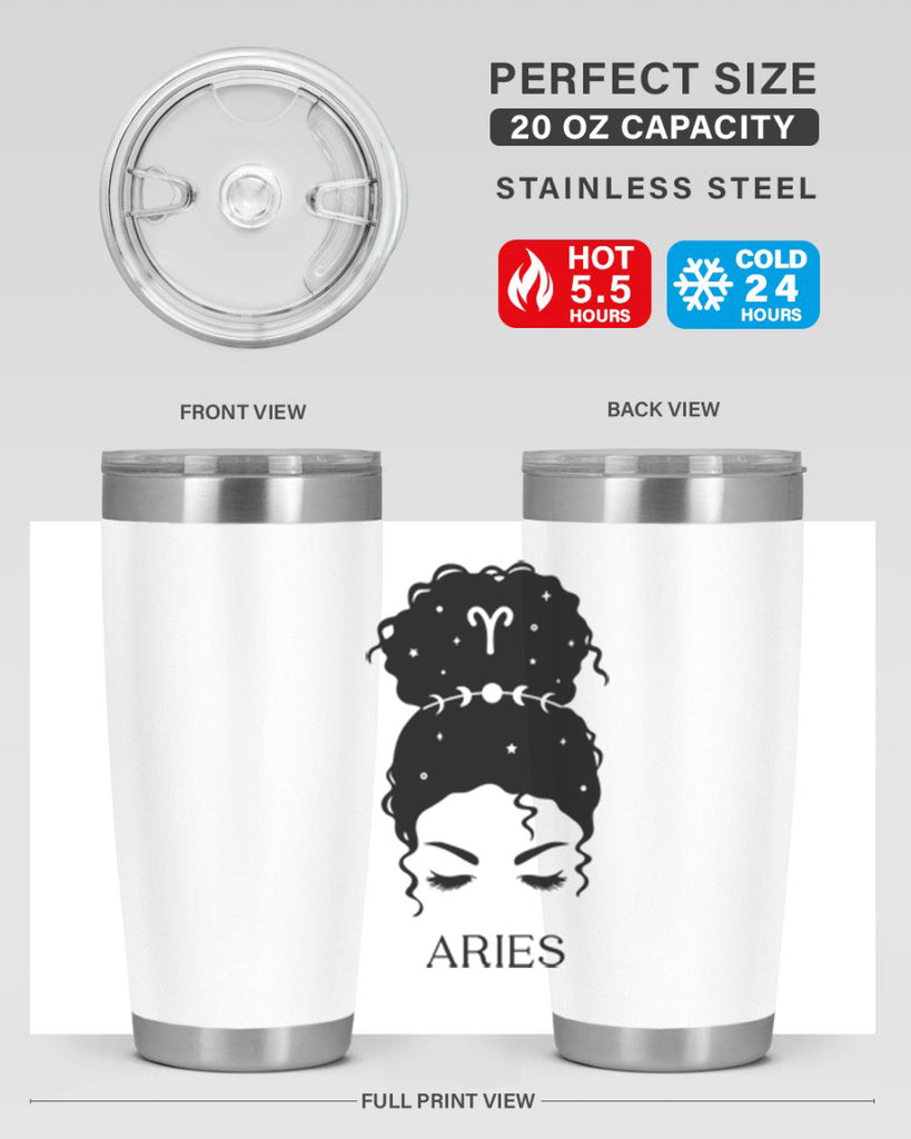 aries 132#- zodiac- Tumbler
