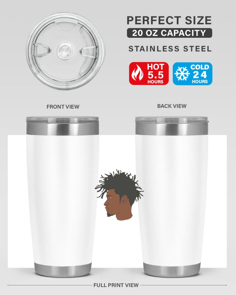 black man 29#- black men - boys- tumbler