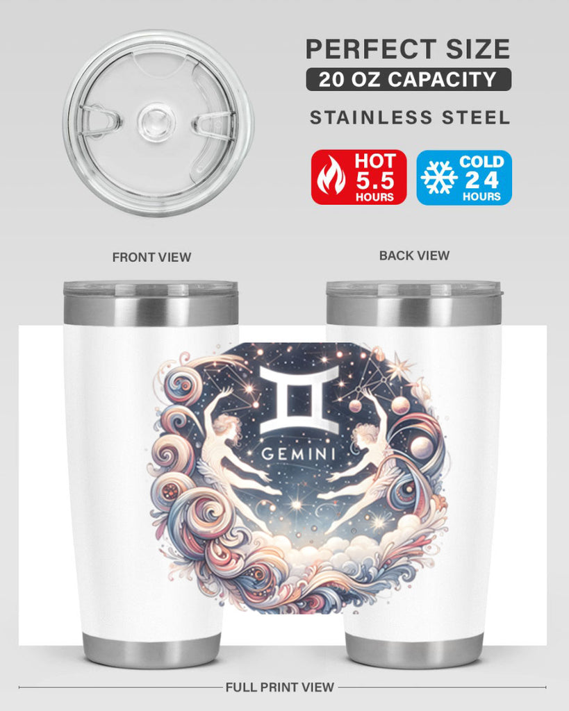 gemini 248#- zodiac- Tumbler