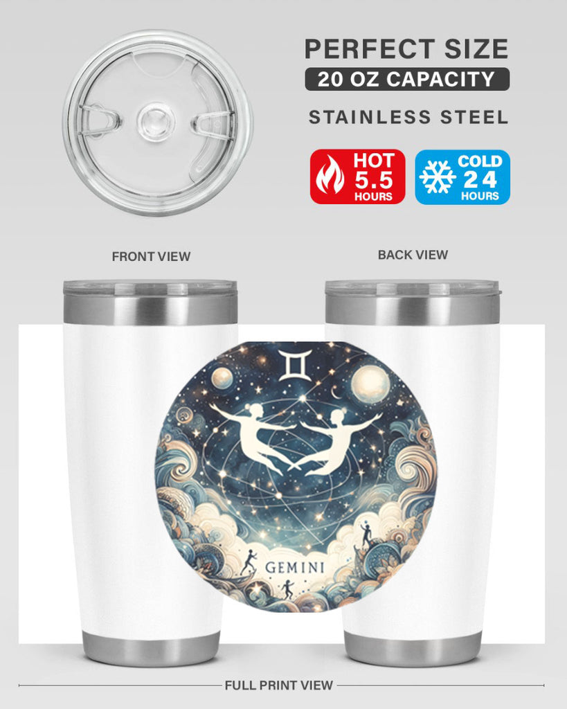 gemini 249#- zodiac- Tumbler