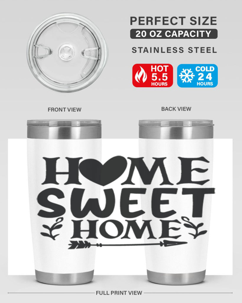 home sweet home 27#- home- Tumbler
