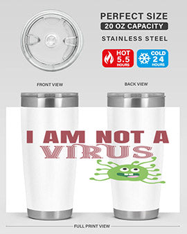 i am not a virus Style 36#- corona virus- Tumbler