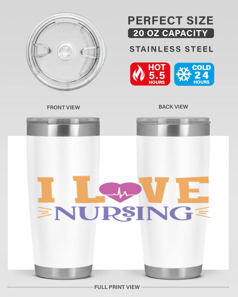 i love nursing Style Style 173#- nurse- tumbler