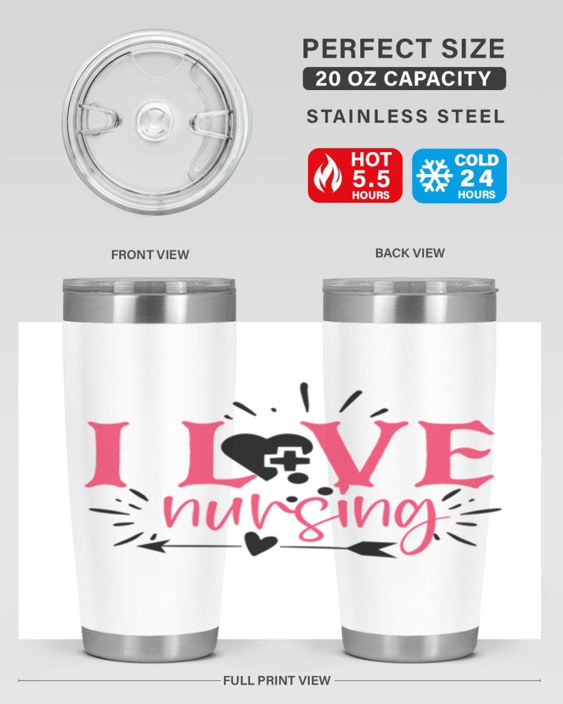 i love nursing Style Style 174#- nurse- tumbler
