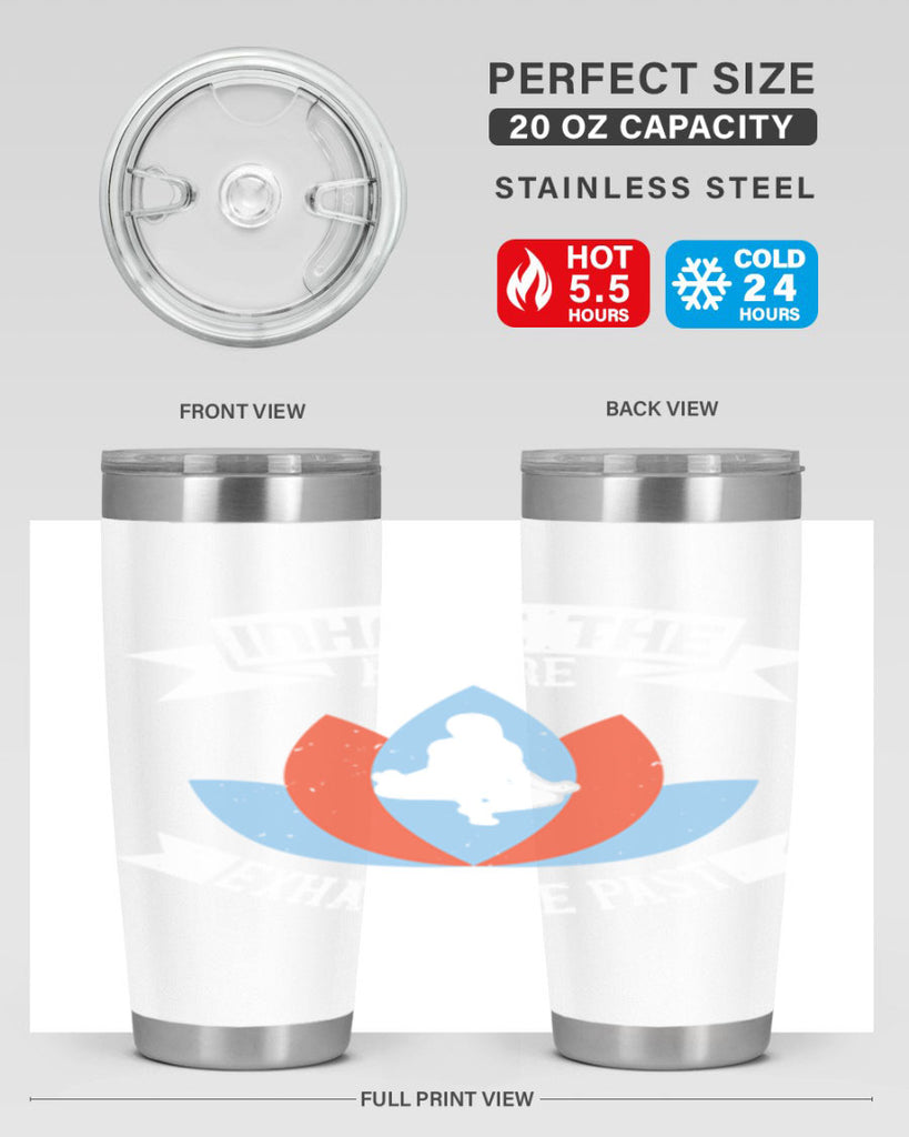 inhale the future exhale the past 84#- yoga- Tumbler