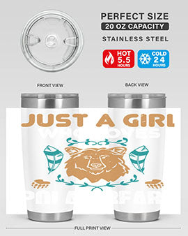 just a girl who loves polar bear 22#- Bears- Tumbler
