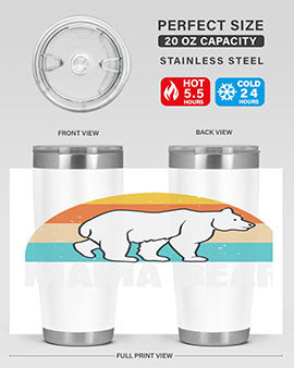 mama bear 24#- Bears- Tumbler