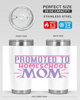 promoted to homeschool mom Style 49#- corona virus- Tumbler