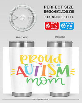 proud autism mom Style 35#- autism- Tumbler
