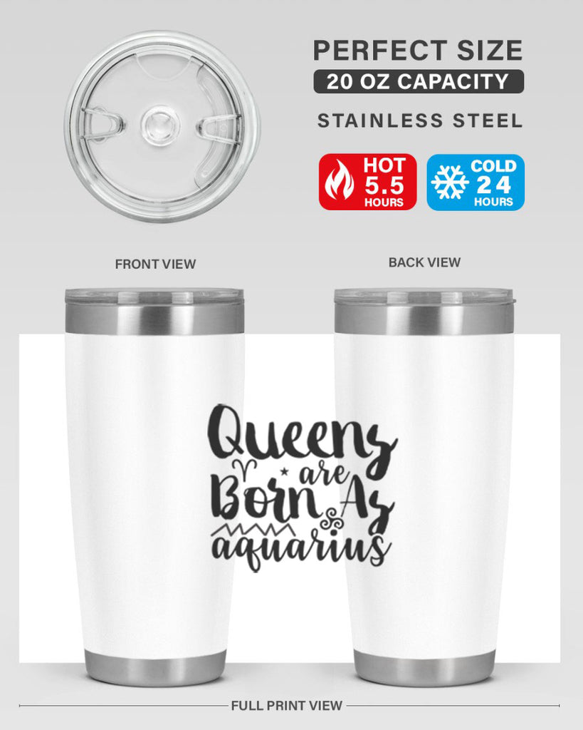 queens Are Born As Aquarius 383#- zodiac- Tumbler