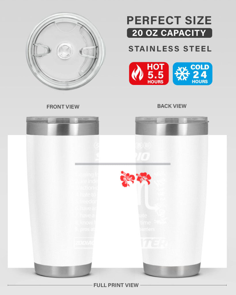 scorpio 456#- zodiac- Tumbler