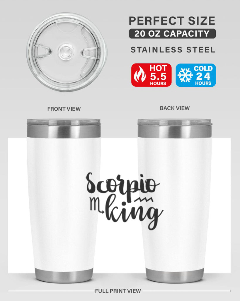scorpio king 433#- zodiac- Tumbler