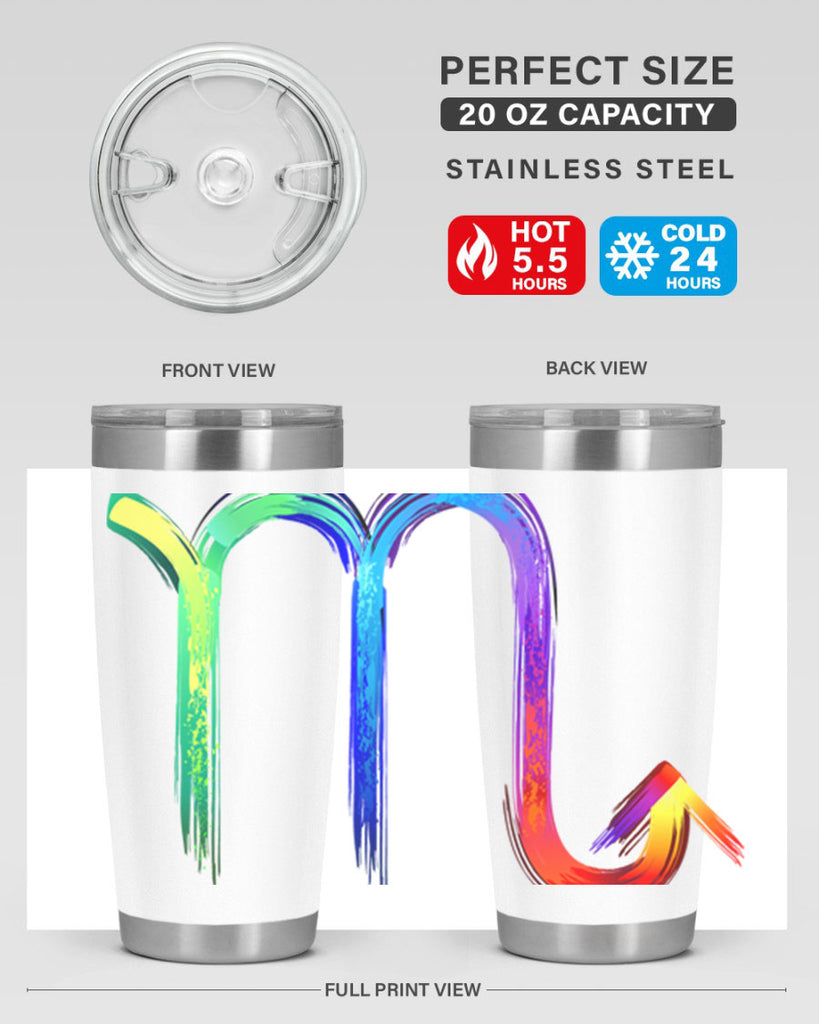 scorpio n 464#- zodiac- Tumbler