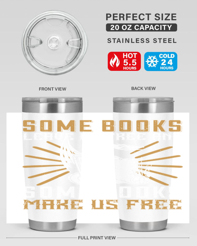 some books leave us free and some books make us free 12#- reading- Tumbler