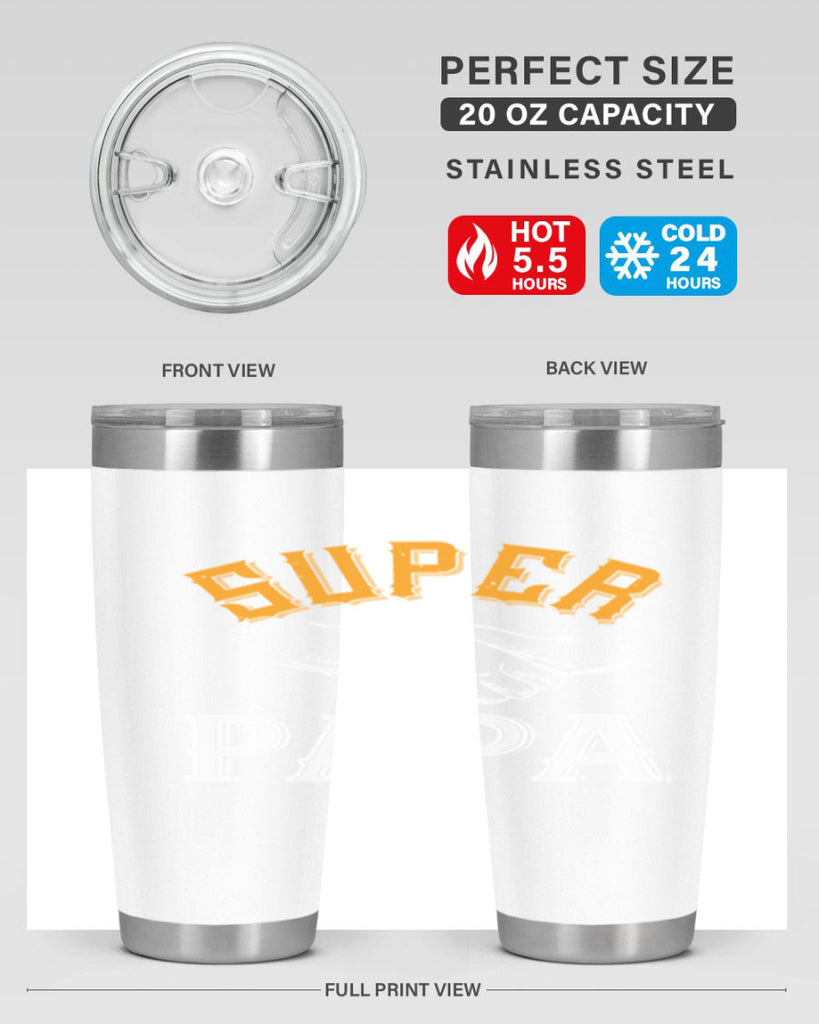 super papa 8#- grandpa - papa- Tumbler